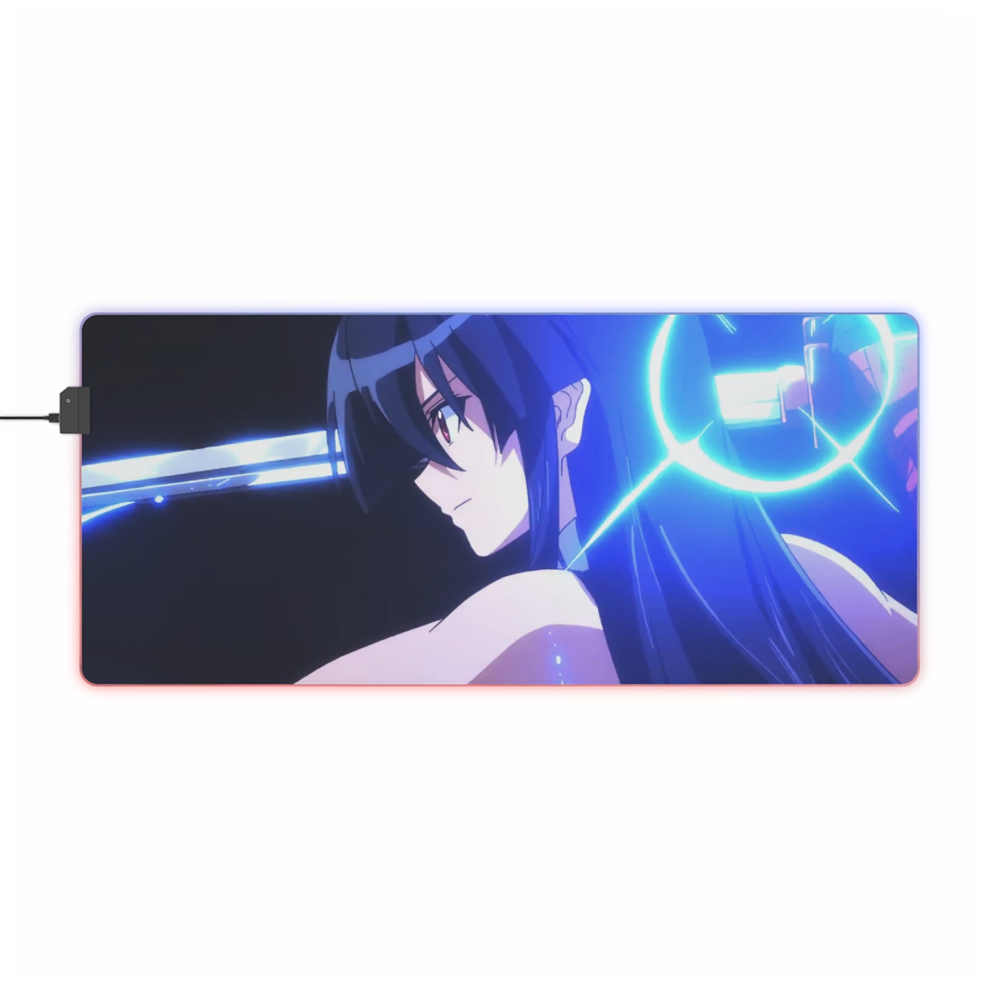 Akame Ga Kill Akame Akame Ga Kill Rgb Led Mouse Pad Desk Mat Anime Desk Mat 