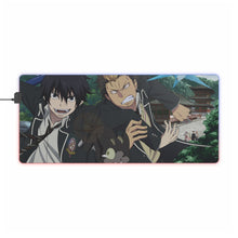 Cargar imagen en el visor de la galería, Alfombrilla de ratón RGB con LED de Blue Exorcist (alfombrilla de escritorio)
