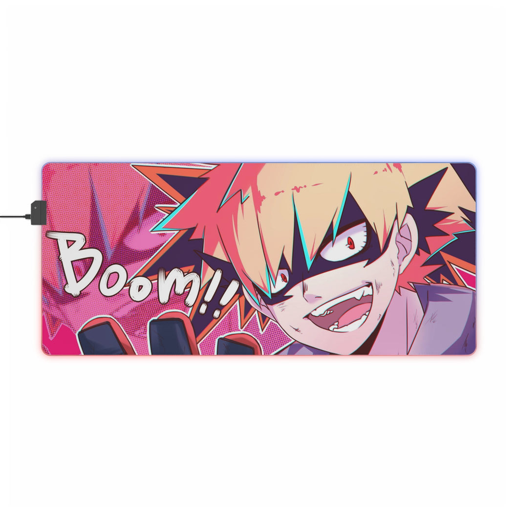 My Hero Academia Katsuki Bakugou RGB LED Mouse Pad (Desk Mat)