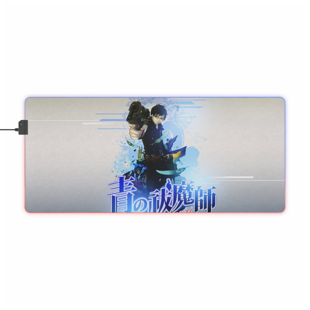 Blue Exorcist RGB LED Mouse Pad (Desk Mat)