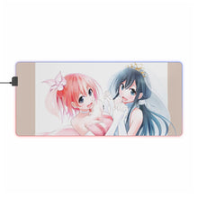 Charger l&#39;image dans la galerie, Tapis de souris LED RVB My Teen Romantic Comedy SNAFU Yukino Yukinoshita, Yui Yuigahama (tapis de bureau)
