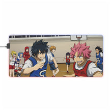 Load image into Gallery viewer, Fairy Tail Natsu Dragneel, Erza Scarlet, Gray Fullbuster, Lucy Heartfilia, Happy RGB LED Mouse Pad (Desk Mat)
