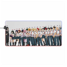 Load image into Gallery viewer, My Hero Academia Izuku Midoriya, Katsuki Bakugou, Tenya Iida, Shouta Aizawa, Tsuyu Asui RGB LED Mouse Pad (Desk Mat)
