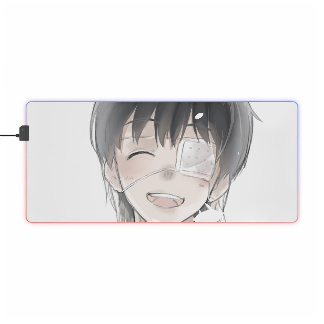 Tokyo Ghoul Ken Kaneki RGB LED Mouse Pad (Desk Mat)