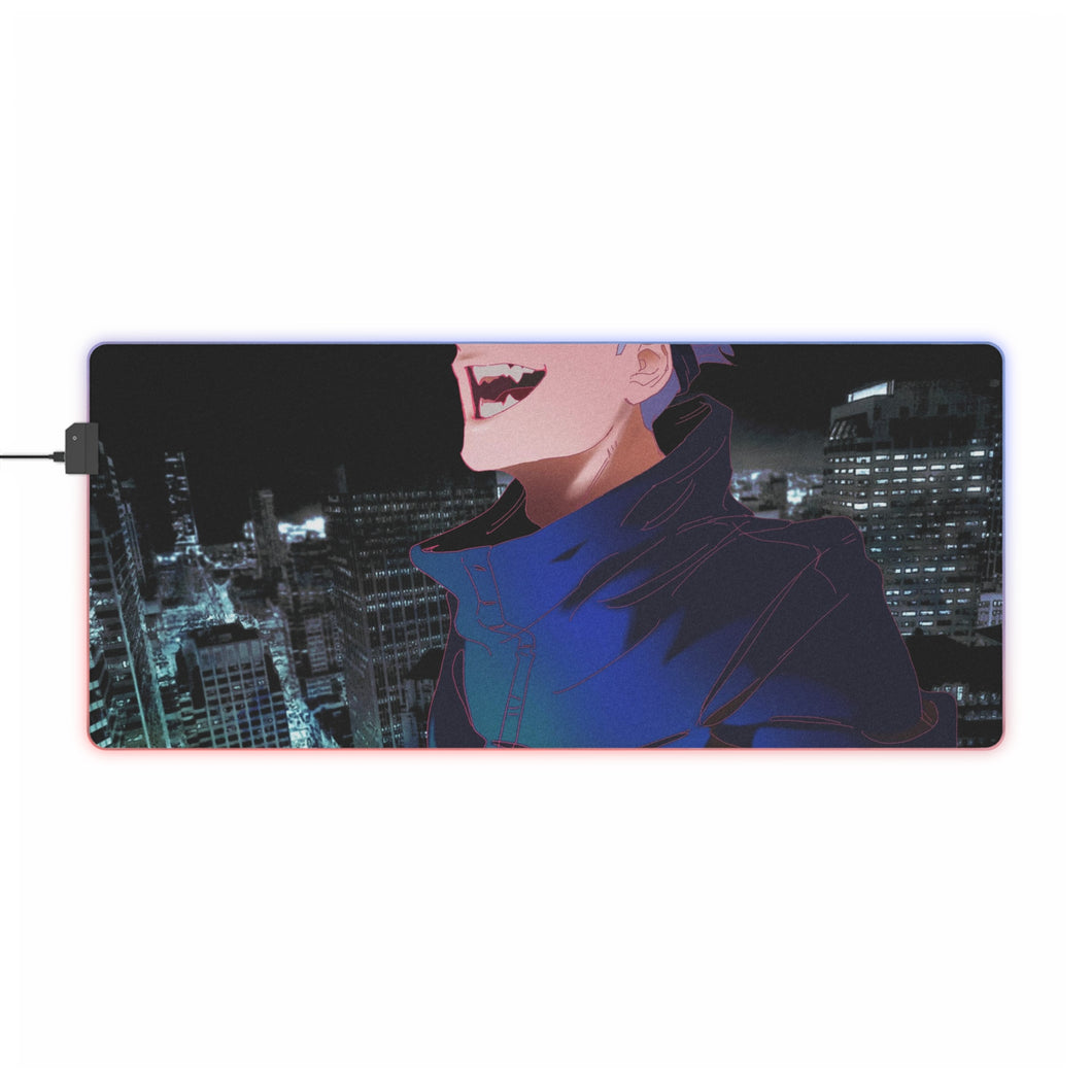 Tapis de souris LED RVB Jujutsu Kaisen (tapis de bureau)