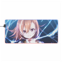 Charger l&#39;image dans la galerie, Tapis de souris LED RGB A Certain Magical Index Mikoto Misaka (tapis de bureau)
