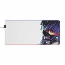 Cargar imagen en el visor de la galería, Alfombrilla de ratón LED RGB (alfombrilla de escritorio) con diseño de Tokyo Ghoul Ken Kaneki
