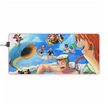 Cargar imagen en el visor de la galería, One Piece Monkey D. Luffy, Roronoa Zoro, Sanji, Nico Robin, Tony Tony Chopper RGB LED Mouse Pad (Desk Mat)
