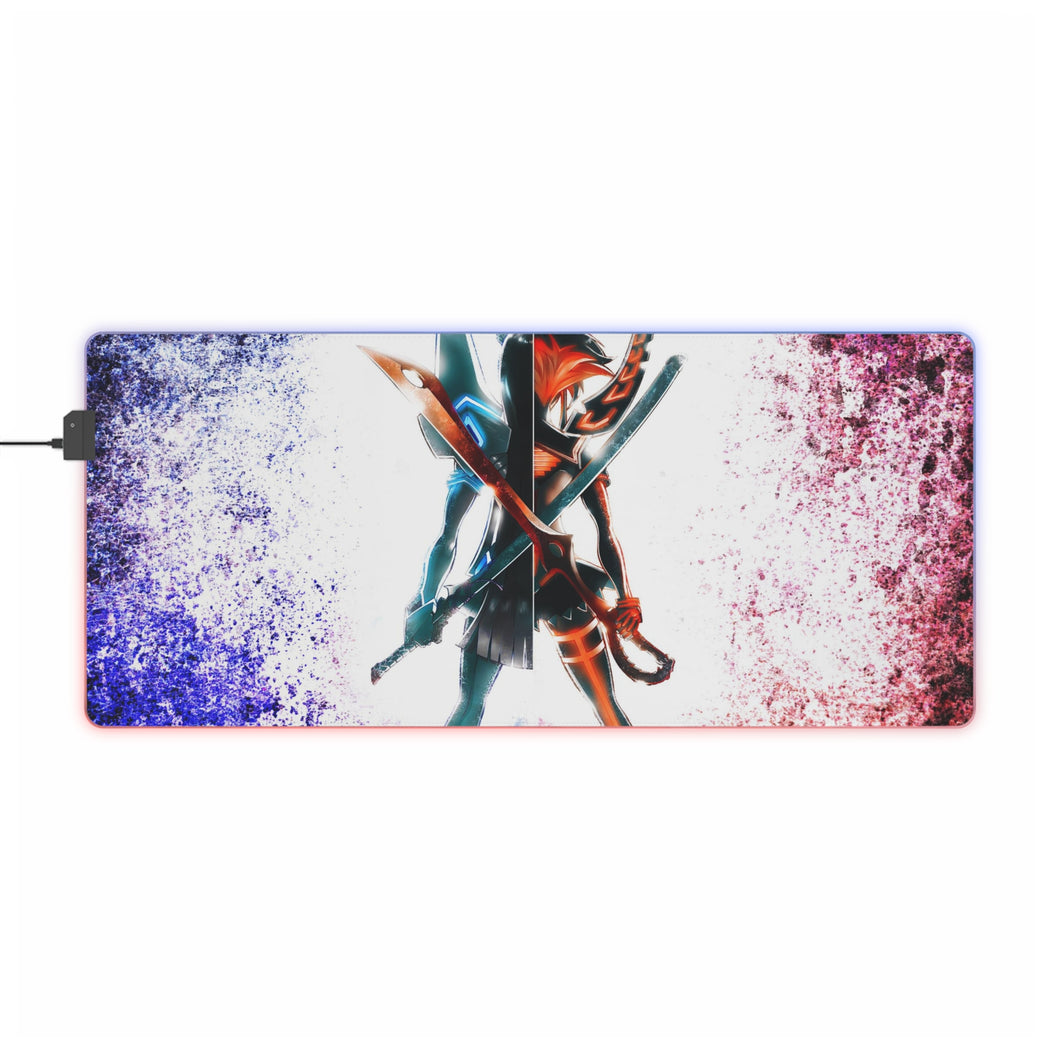 Tapis de souris LED RVB Anime Kill La Kill (tapis de bureau)