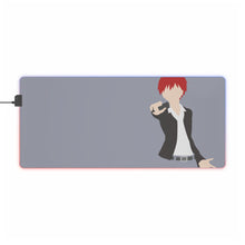 Charger l&#39;image dans la galerie, Tapis de souris LED RGB Assassination Classroom Karma Akabane (tapis de bureau)
