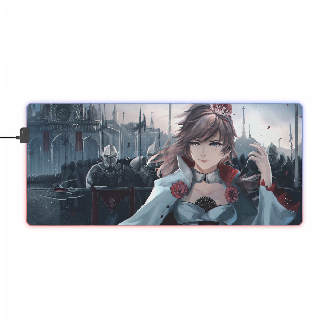 Snow Princess of the Rose RGB LED Mouse Pad (Desk Mat)