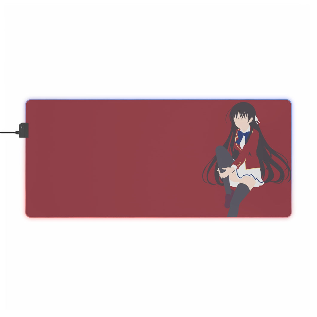 Tapis de souris LED RVB Classroom of the Elite Suzune Horikita (tapis de bureau)