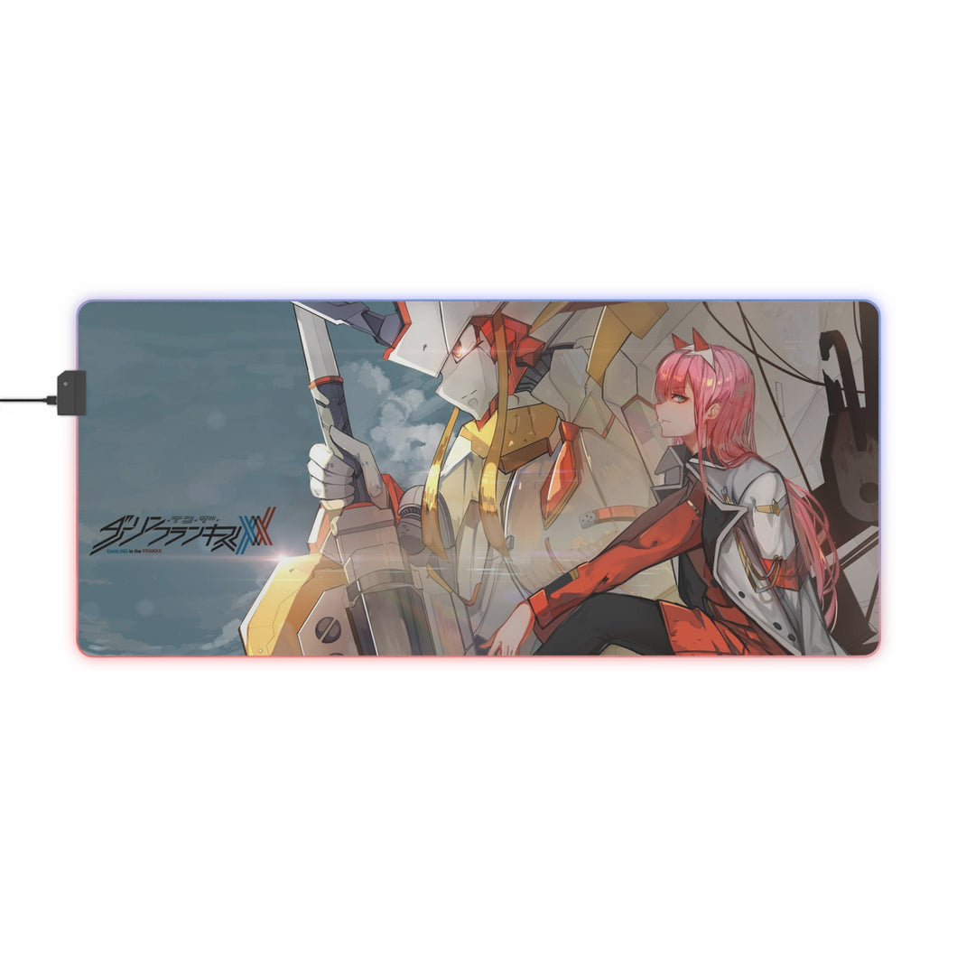 Zero Two RGB LED Mouse Pad (Desk Mat)