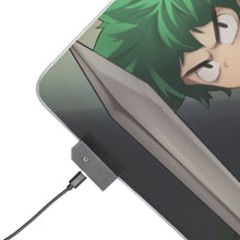 Charger l&#39;image dans la galerie, Tapis de souris LED RVB My Hero Academia Izuku Midoriya, Tsuyu Asui (tapis de bureau)
