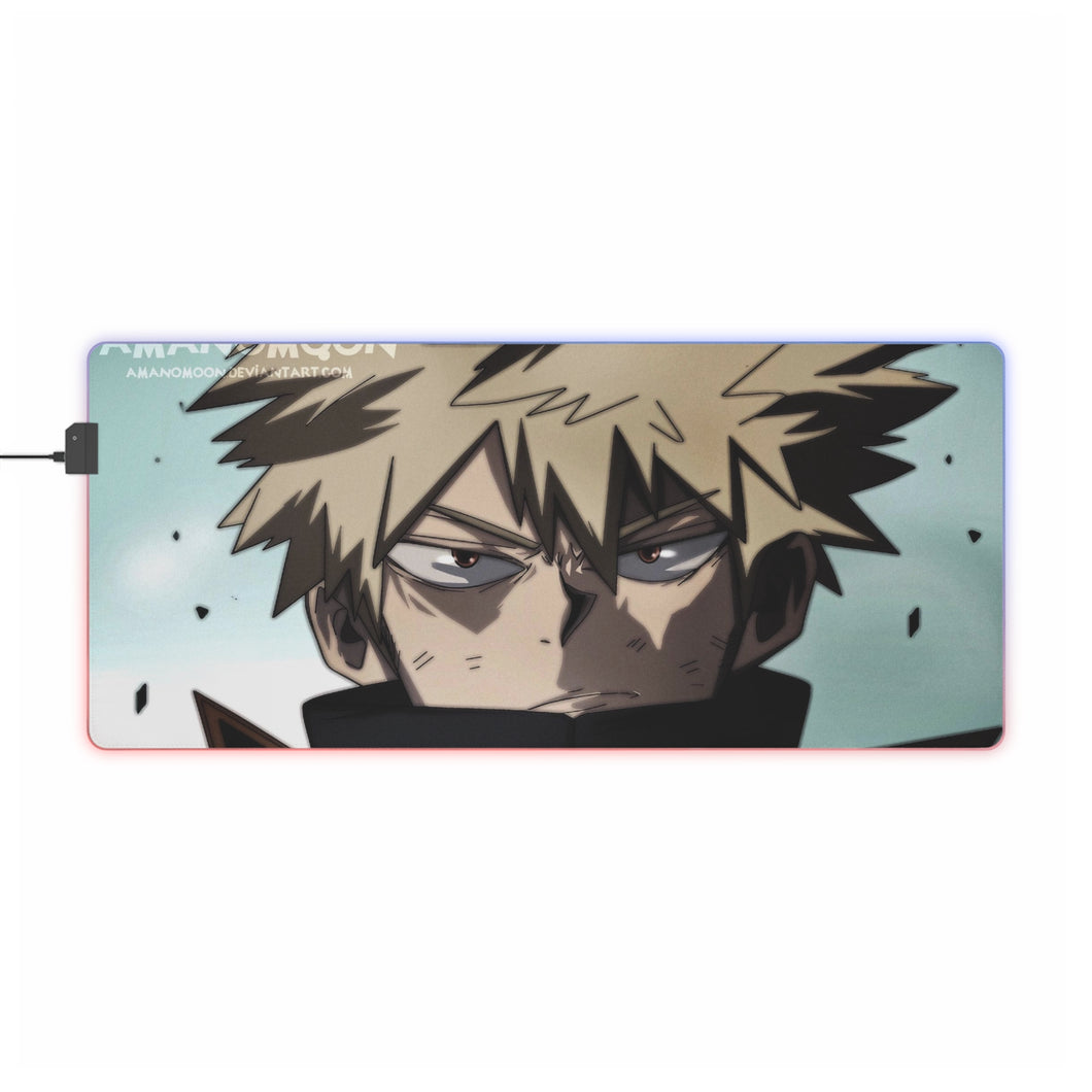 My Hero Academia Katsuki Bakugou RGB LED Mouse Pad (Desk Mat)