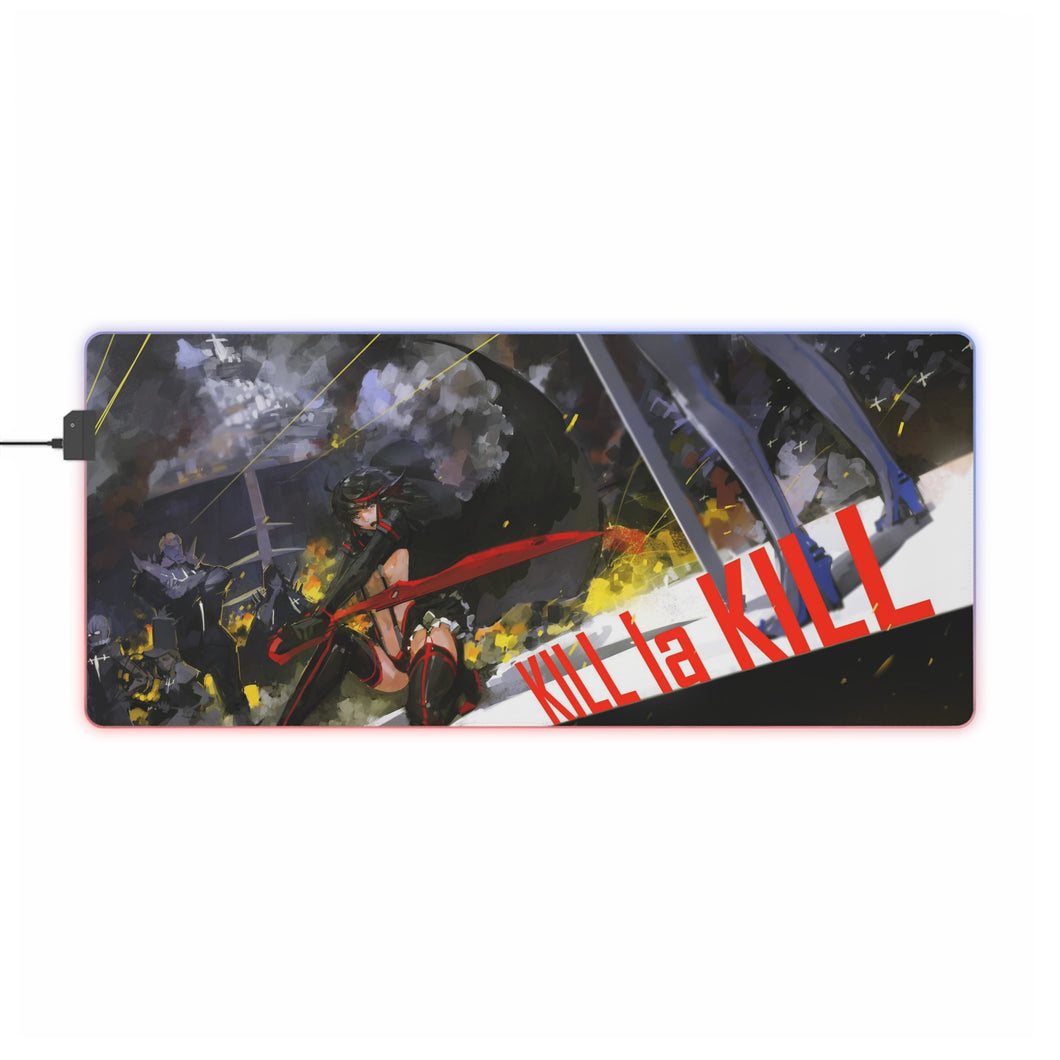 Tapis de souris LED RVB Anime Kill La Kill (tapis de bureau)