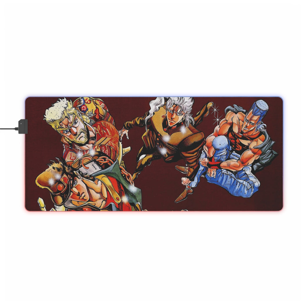 JoJo's Bizarre Adventure: Stardust Crusaders - Group Shot RGB LED Mouse Pad (Desk Mat)