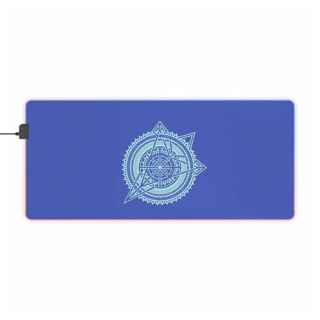 Rokudenashi Majutsu Koushi To Akashic Records Tapis de souris LED RVB (tapis de bureau)