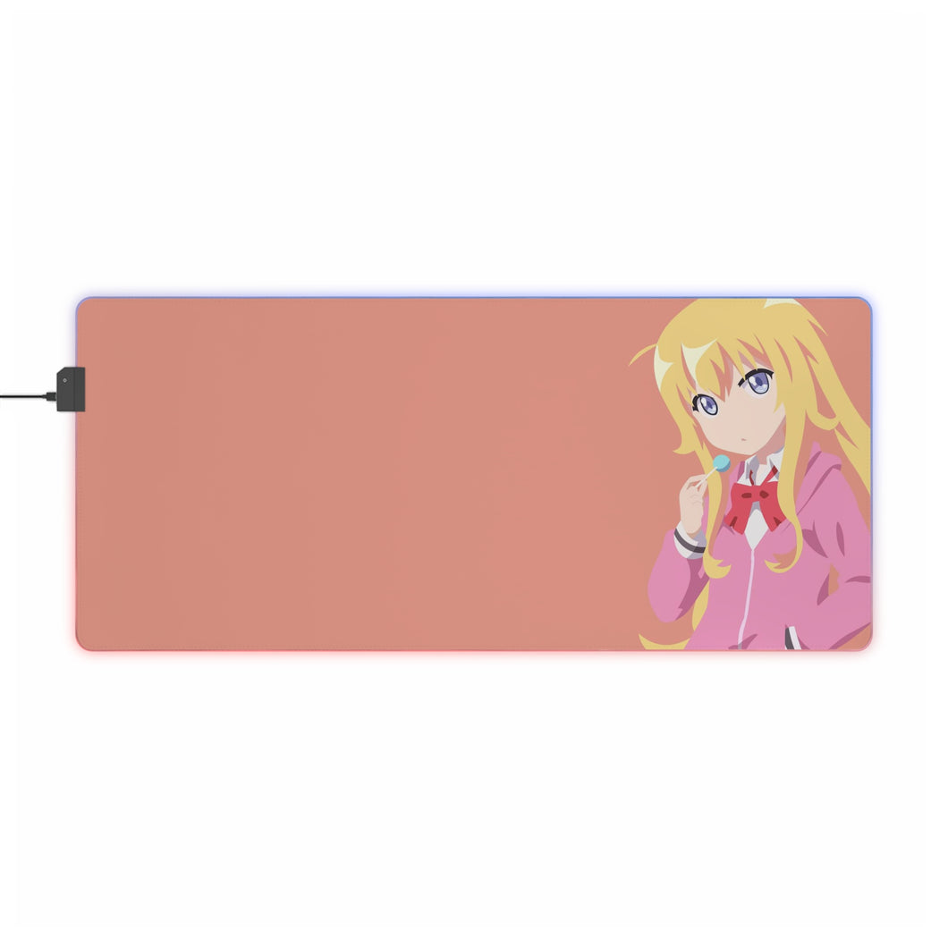 Gabriel DropOut Gabriel Tenma White RGB LED Mouse Pad (Desk Mat)