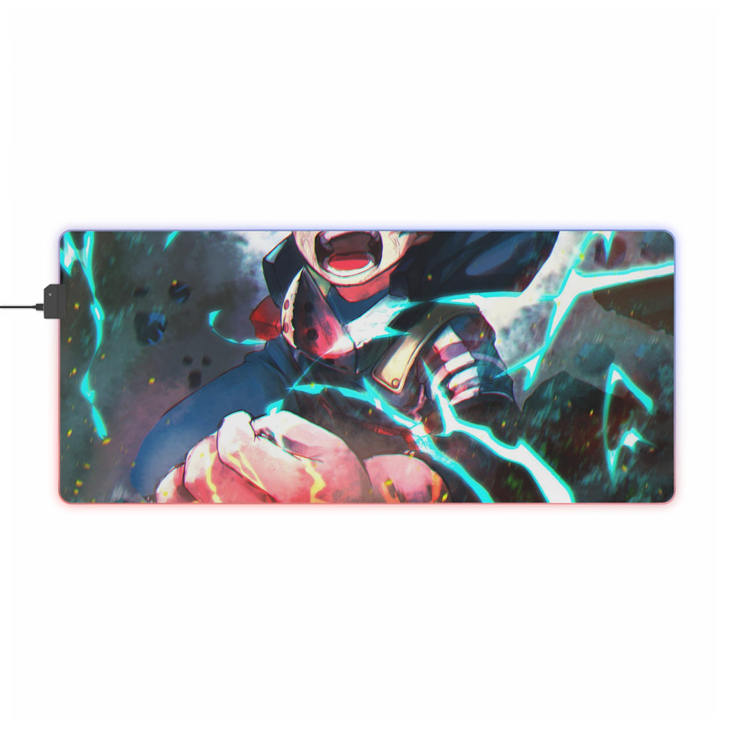 Tapis de souris LED RVB Izuku Midoriya (Deku) (tapis de bureau)