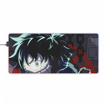 Charger l&#39;image dans la galerie, Tapis de souris LED RVB My Hero Academia Izuku Midoriya (tapis de bureau)
