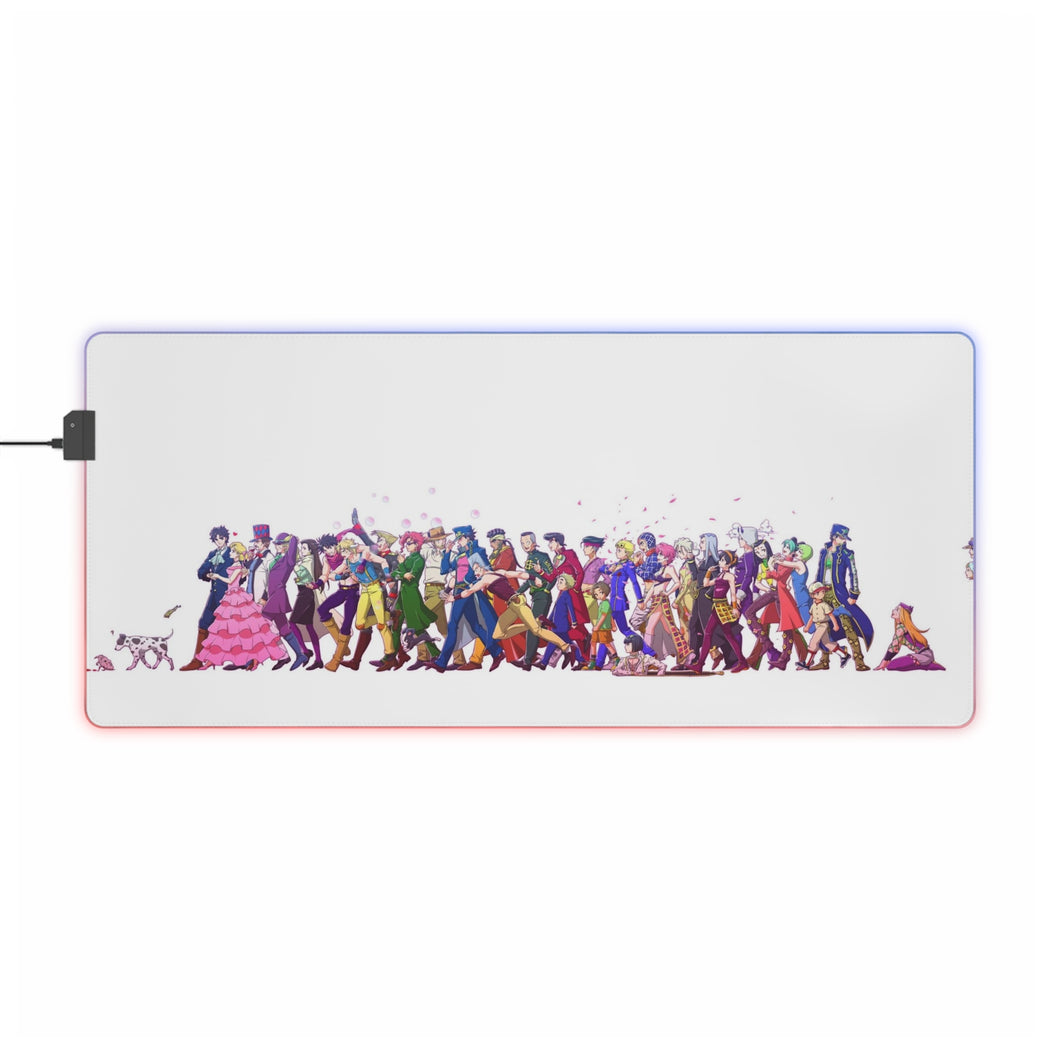 Anime Jojo's Bizarre Adventure RGB LED Mouse Pad (Desk Mat)