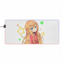 Cargar imagen en el visor de la galería, Alfombrilla de ratón con LED RGB blanca Gabriel DropOut Gabriel Tenma (alfombrilla de escritorio)
