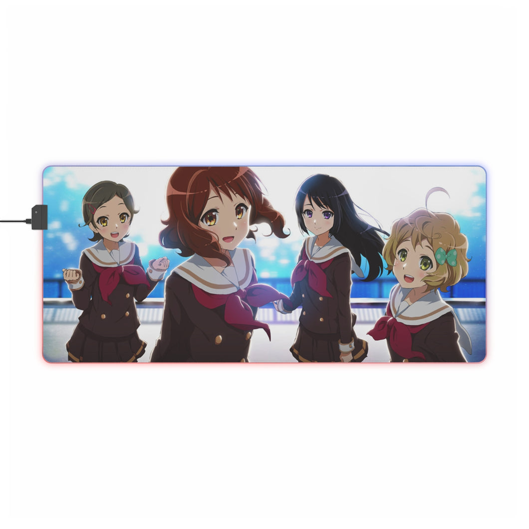 Sound! Euphonium Kumiko Oumae, Reina Kousaka, Hazuki Katou RGB LED Mouse Pad (Desk Mat)