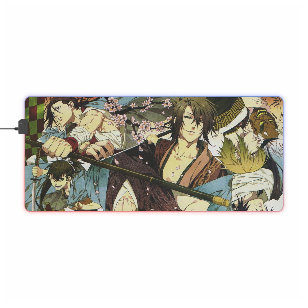 Tapis de souris LED RGB Hakuouki Shinsengumi Kitan (tapis de bureau)