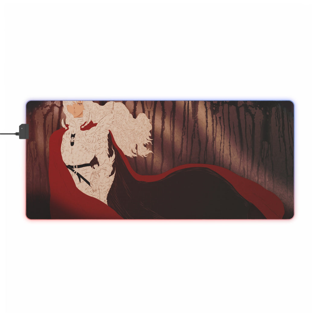 Tapis de souris LED RGB Anime Berserk (tapis de bureau)