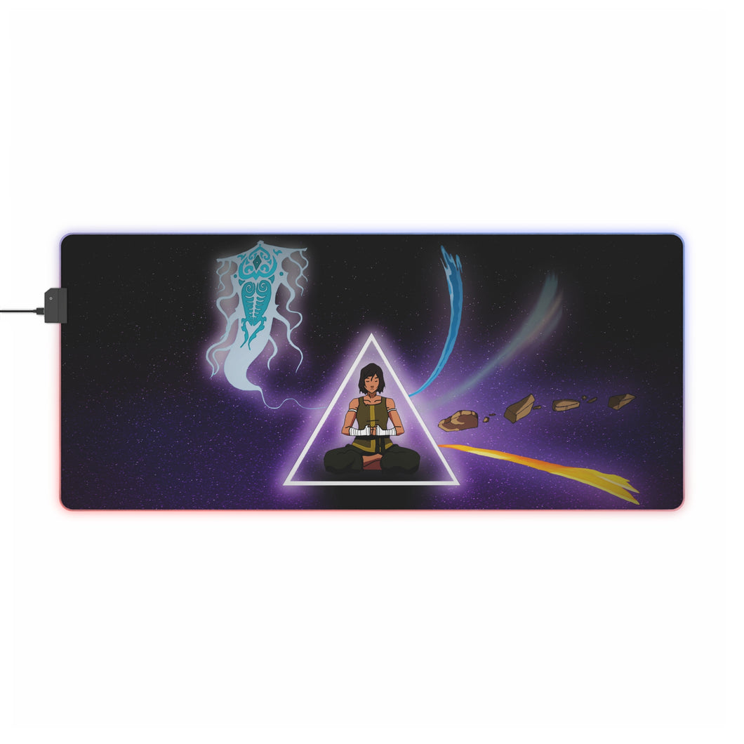 Tapis de souris LED RGB Dark Side of Korra (tapis de bureau)