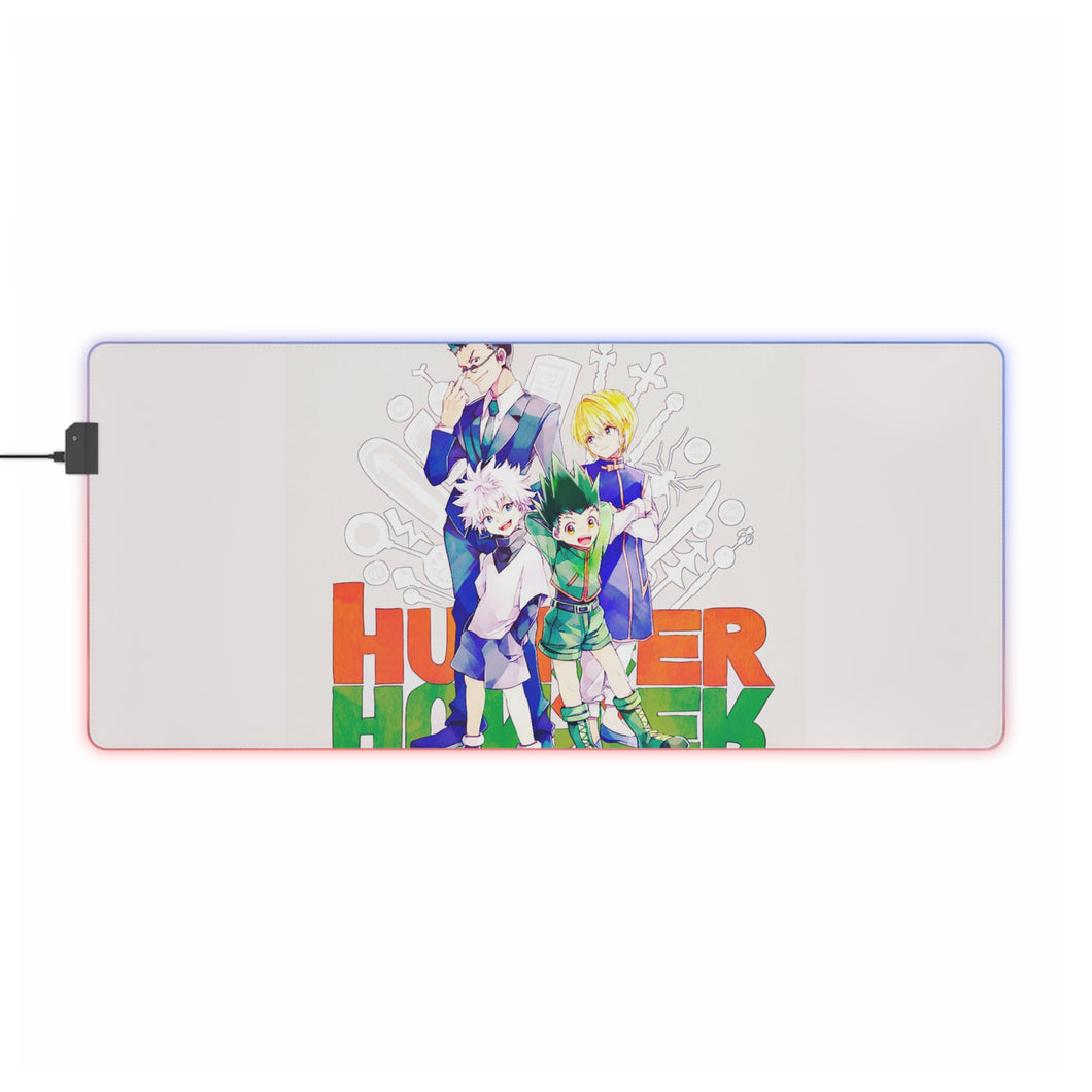 Hunter x Hunter Killua Zoldyck, Gon Freecss RGB LED Mouse Pad (Desk Mat)