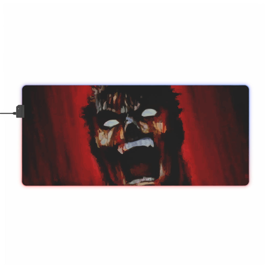 Tapis de souris LED RVB Berserk Guts (tapis de bureau)