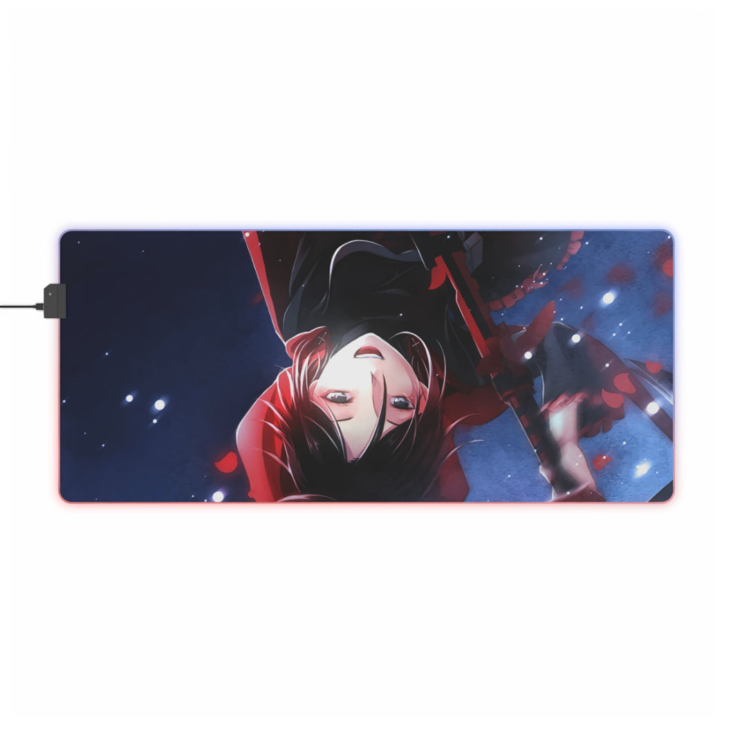 Tapis de souris LED RGB Anime RWBY (tapis de bureau)