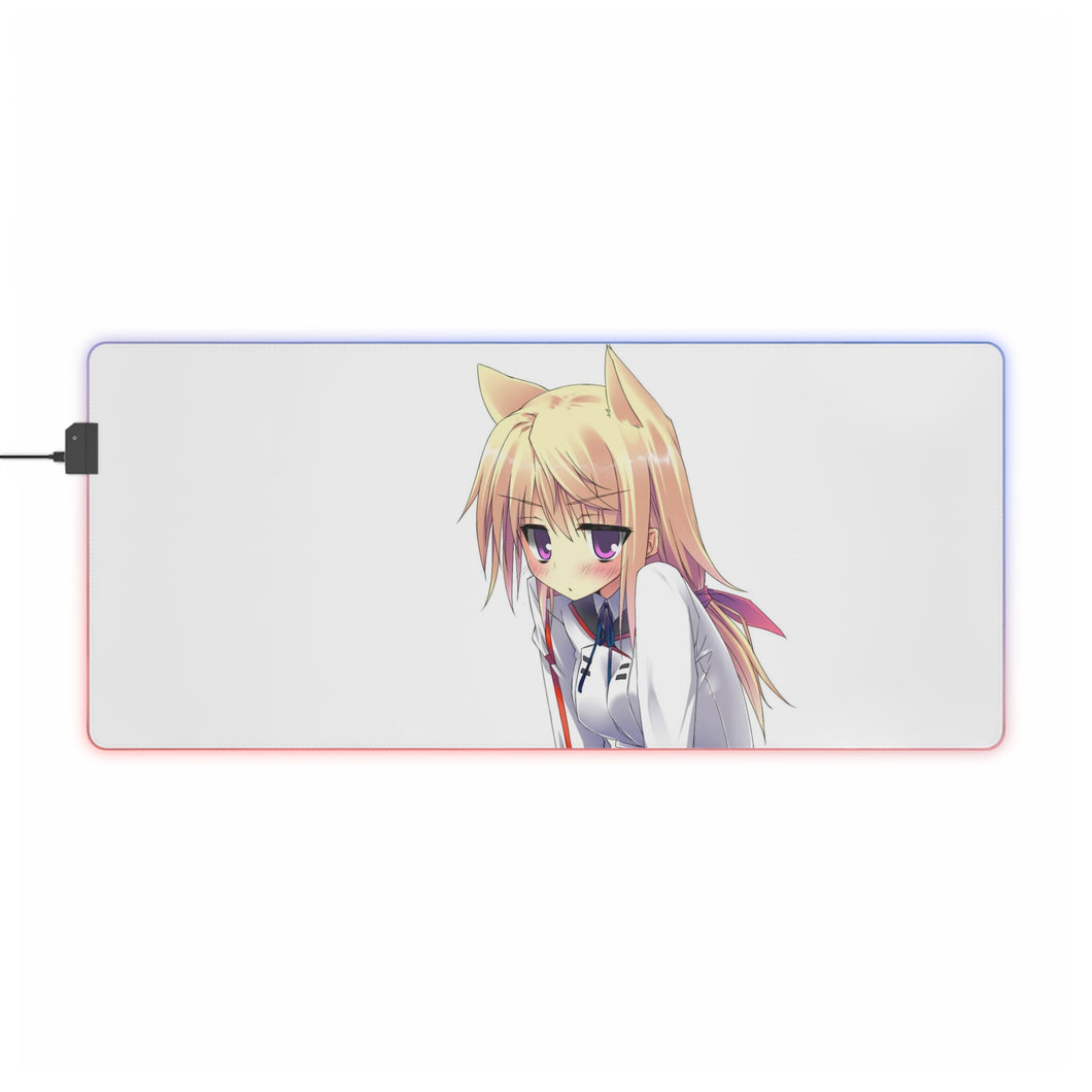 Tapis de souris LED RGB Infinite Stratos (tapis de bureau)