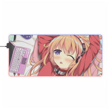 Cargar imagen en el visor de la galería, Alfombrilla de ratón con LED RGB blanca Gabriel DropOut Gabriel Tenma (alfombrilla de escritorio)
