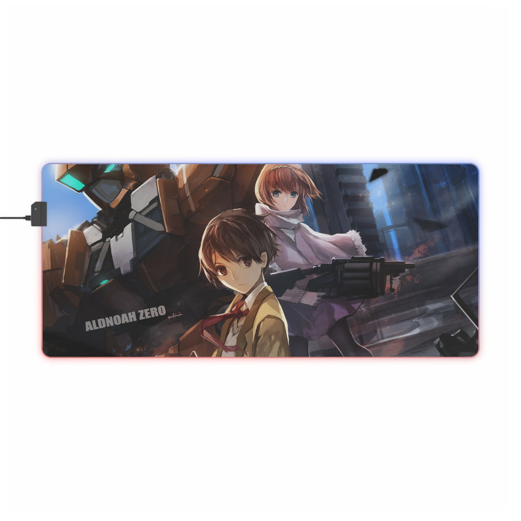 Tapis de souris LED RVB Aldnoah.Zero (tapis de bureau)