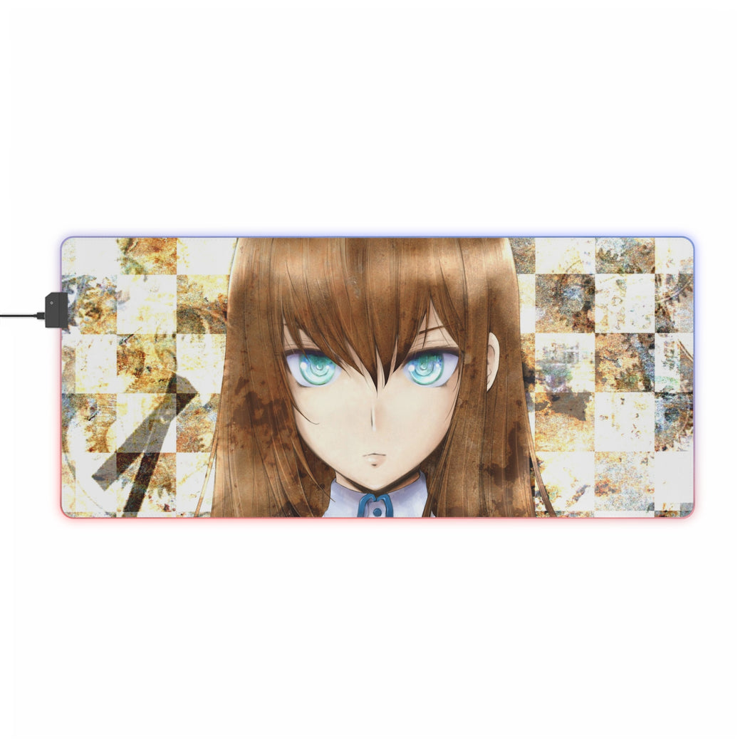 Makise Kurisu RGB LED Mouse Pad (Desk Mat)