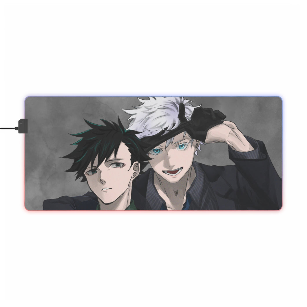 Tapis de souris LED RVB Jujutsu Kaisen (tapis de bureau)