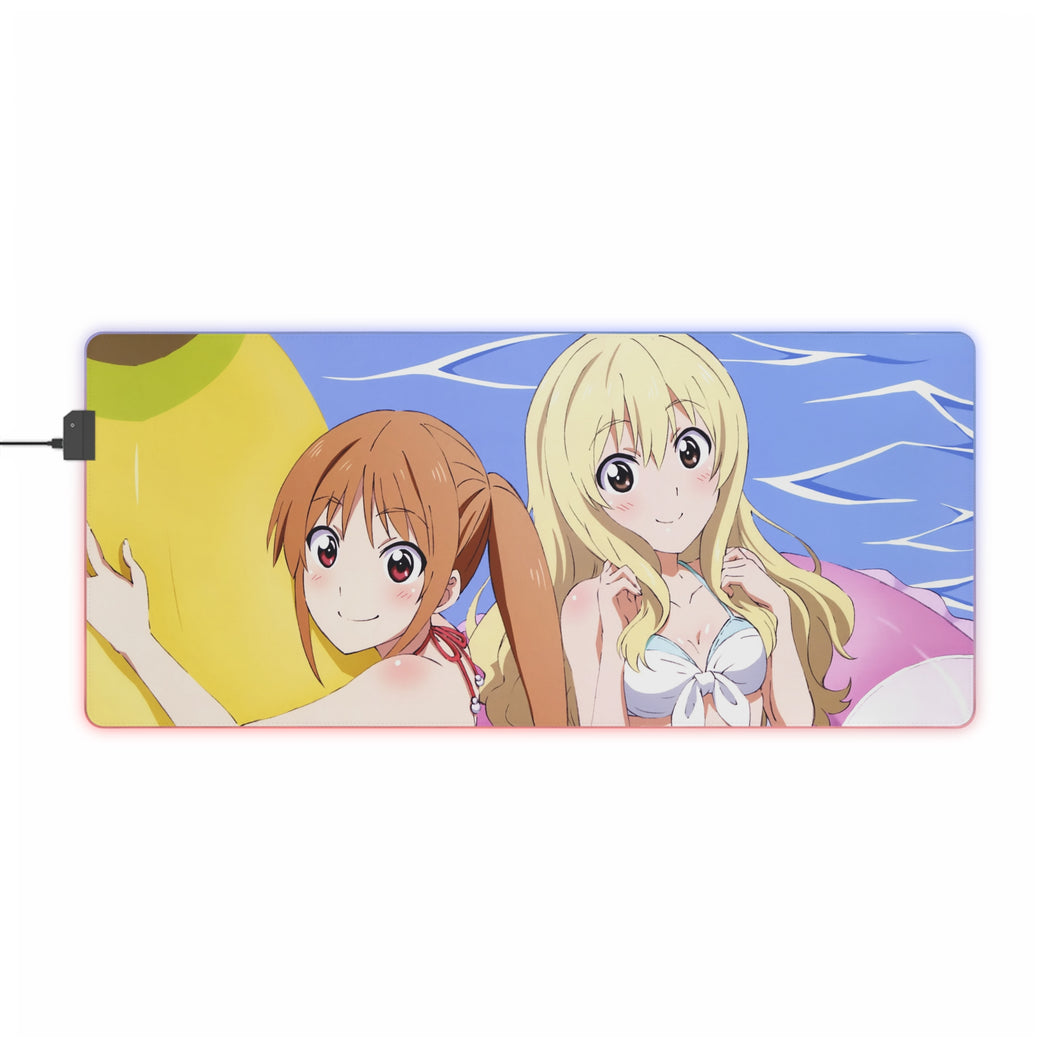 Aho Girl RGB LED Mouse Pad (Desk Mat)