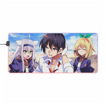 Cargar imagen en el visor de la galería, Rokudenashi Majutsu Koushi To Akashic Records Sistine Fibel, Glenn Radars, Rumia Tingel RGB LED Mouse Pad (Desk Mat)
