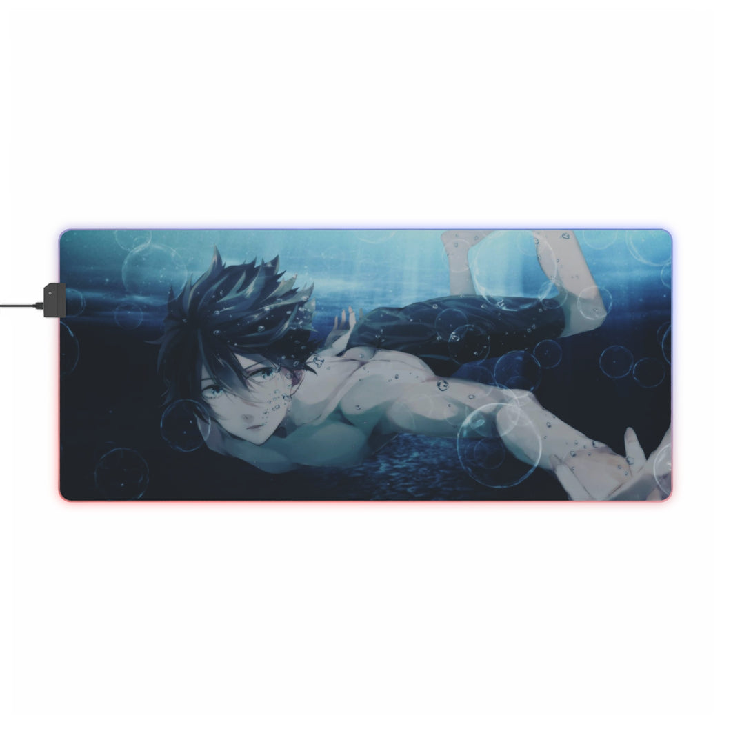 Gratuit ! Tapis de souris LED RVB Haruka Nanase (tapis de bureau)