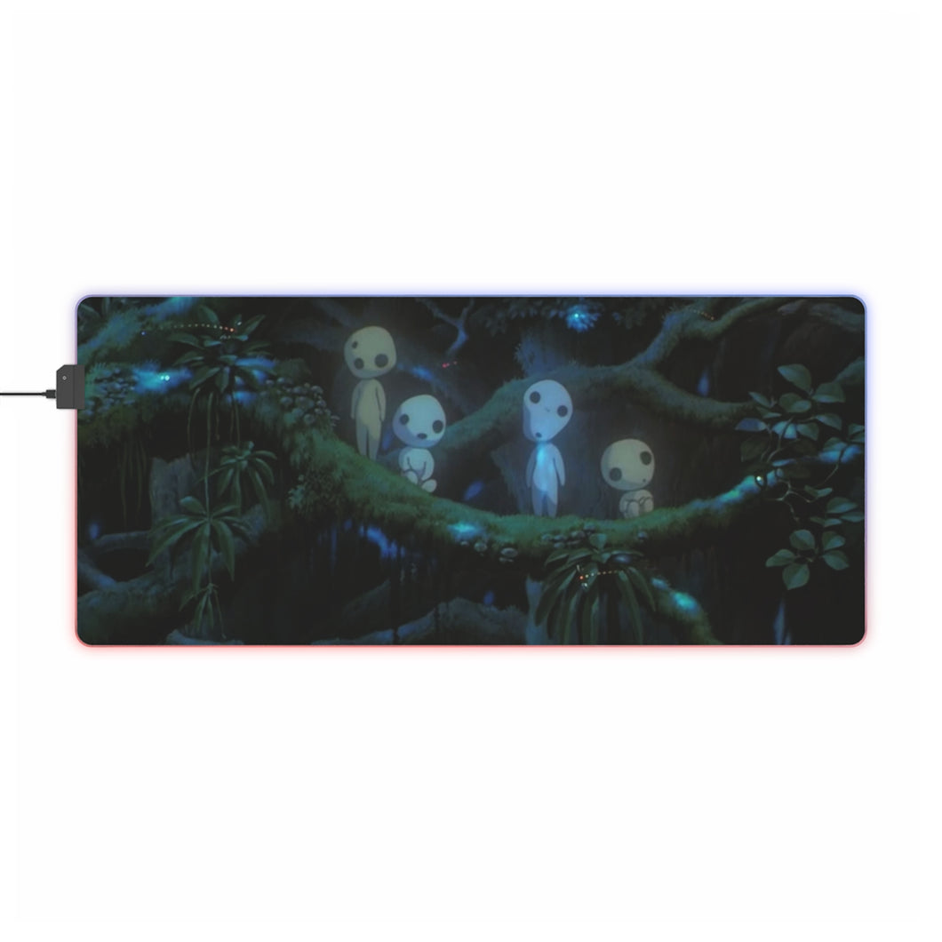 Princess Mononoke RGB LED Mouse Pad (Desk Mat)