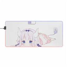 Charger l&#39;image dans la galerie, Tapis de souris LED RGB (tapis de bureau) Miss Kobayashi&#39;s Dragon Maid Kanna Kamui, Kobayashi San Chi No Maid Dragon
