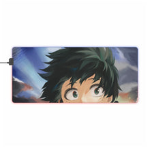 Load image into Gallery viewer, My Hero Academia Izuku Midoriya RGB LED Mouse Pad (Desk Mat)
