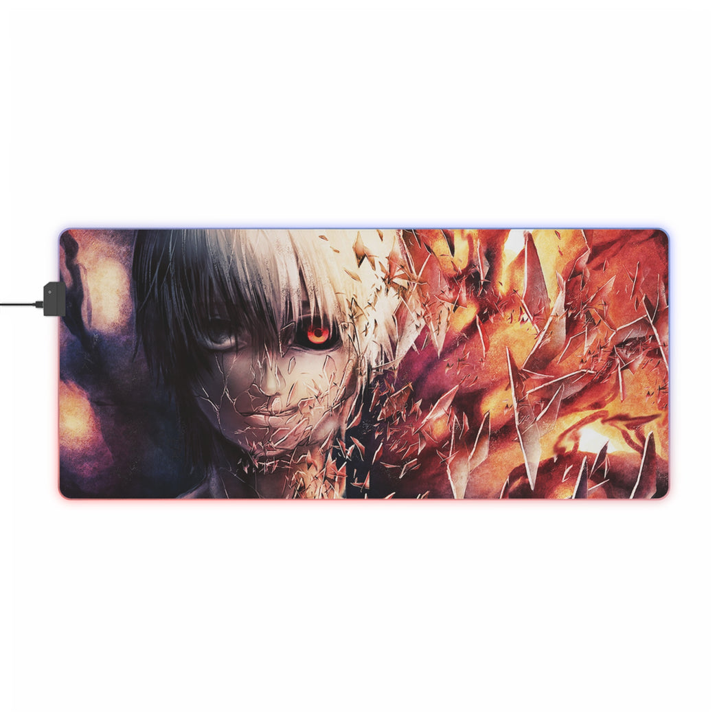 Tapis de souris LED RGB Anime Tokyo Ghoul (tapis de bureau)