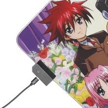 Charger l&#39;image dans la galerie, Tapis de souris LED RVB Lyrical Nanoha Magical Girl (tapis de bureau)
