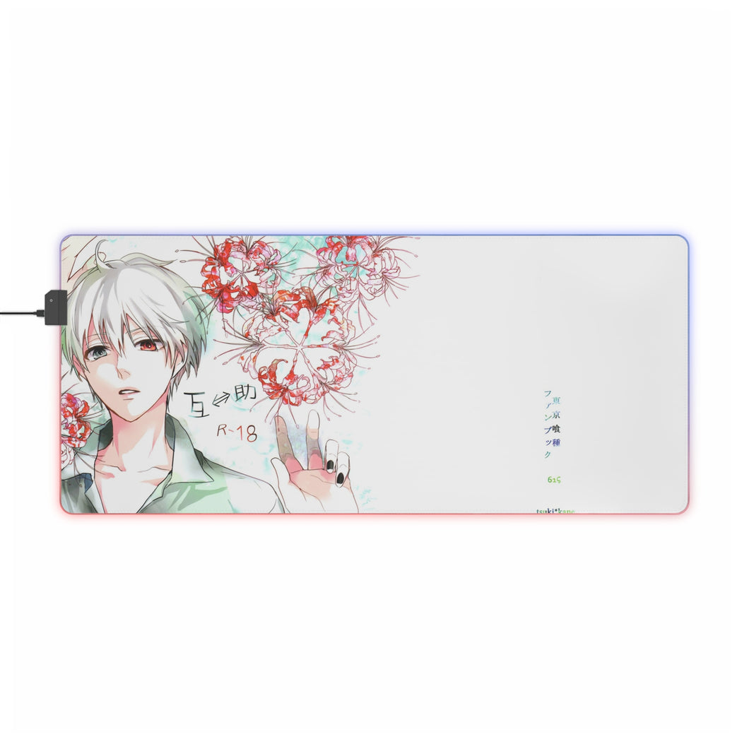 Tapis de souris LED RGB Anime Tokyo Ghoul (tapis de bureau)