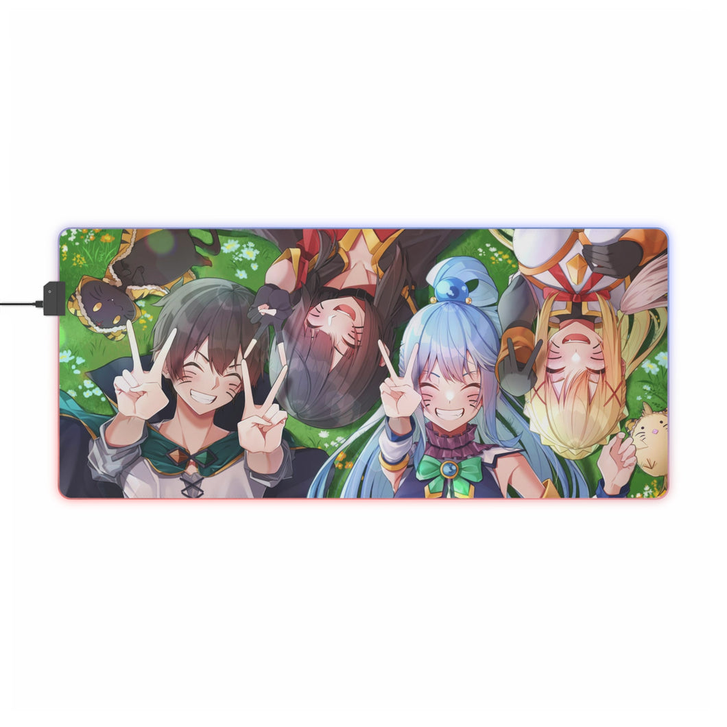 KonoSuba - God’s blessing on this wonderful world!! RGB LED Mouse Pad (Desk Mat)