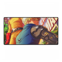 Load image into Gallery viewer, Saitama and Genos Mouse Pad (Desk Mat)
